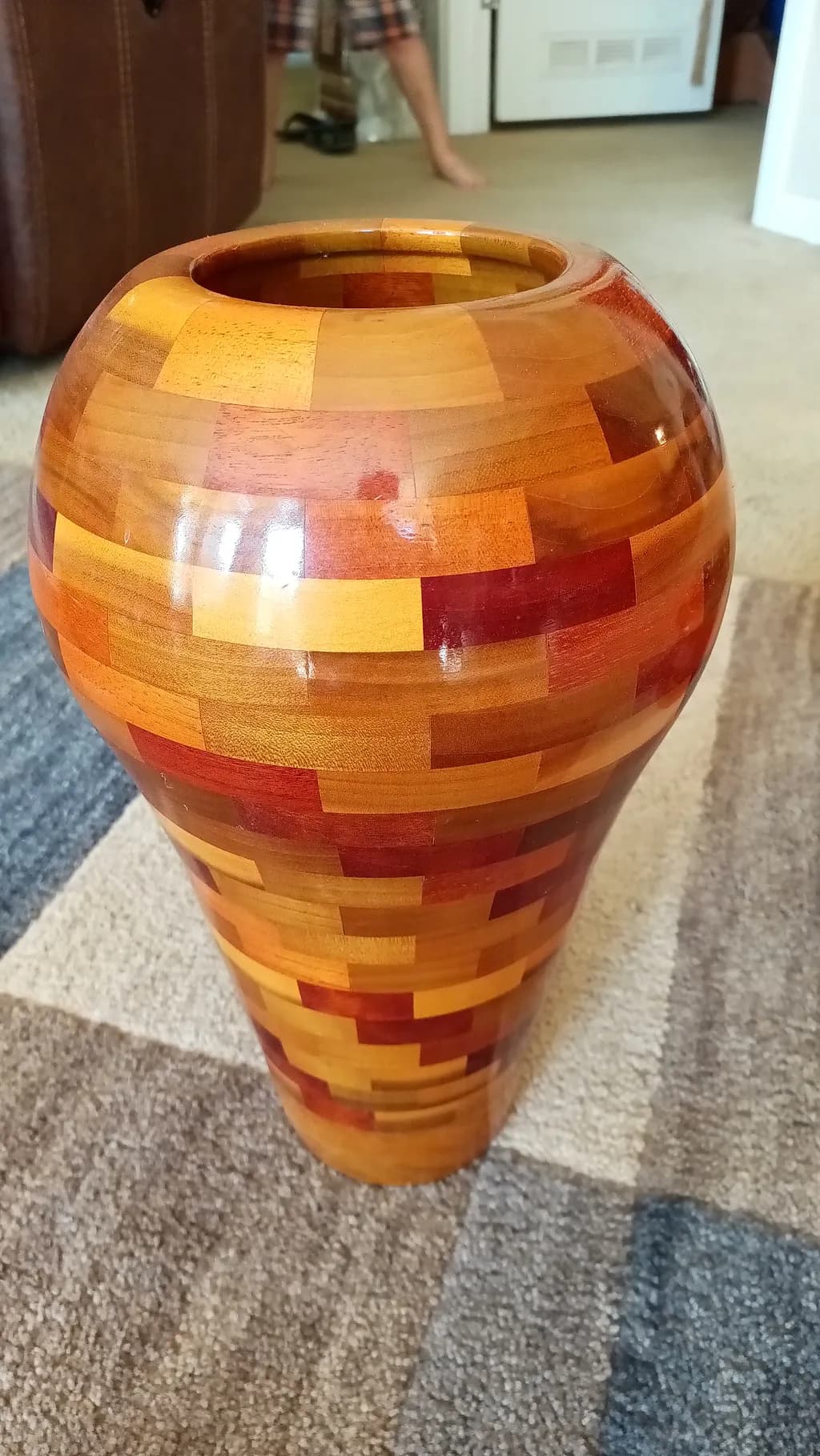 Wooden Vase Mosaic