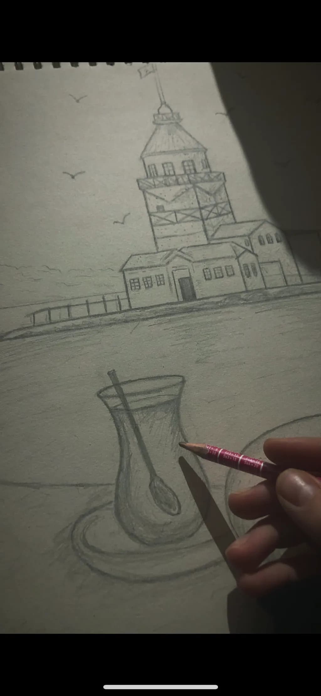 Maiden's Tower Sketch