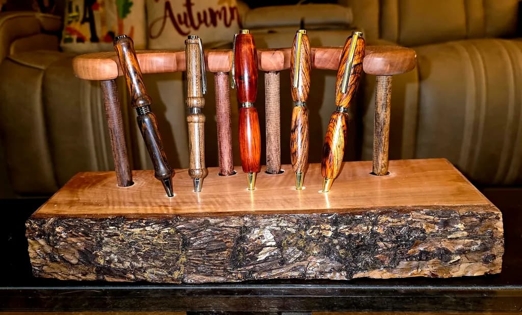 Wooden Pen Display