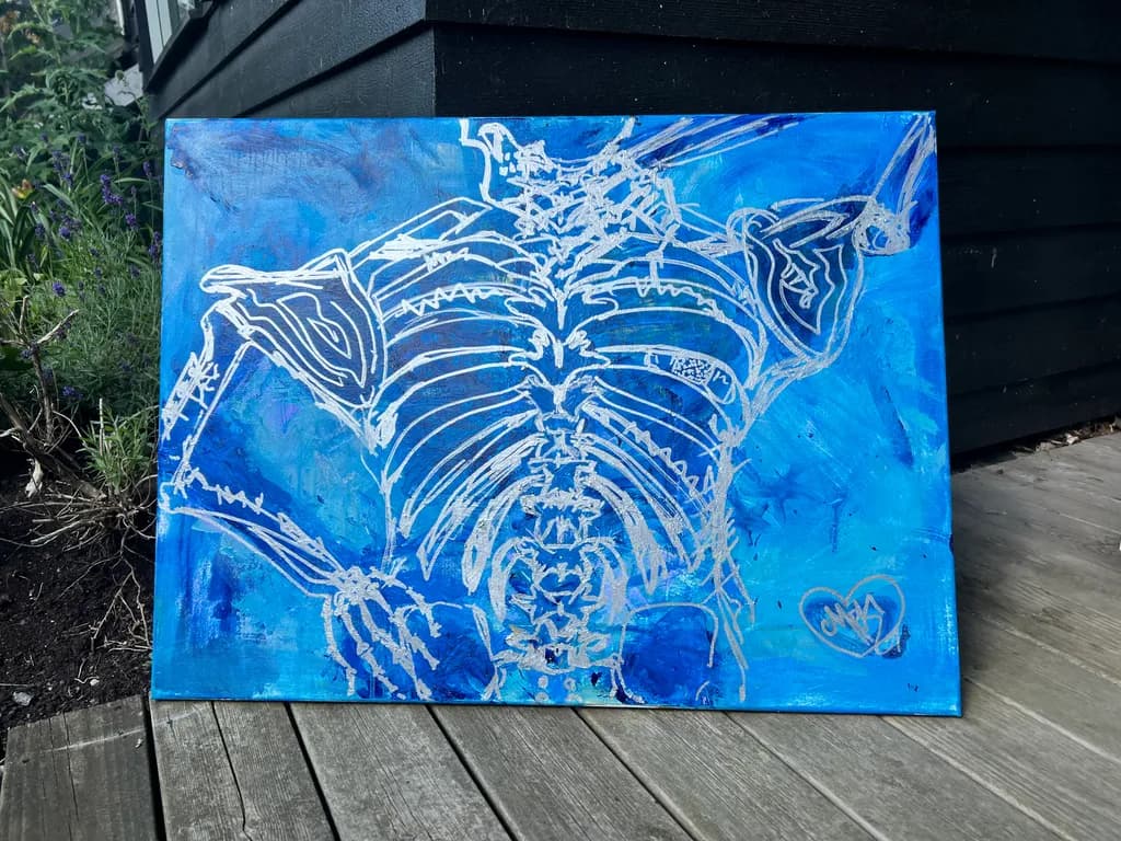 Blue Skeleton Study