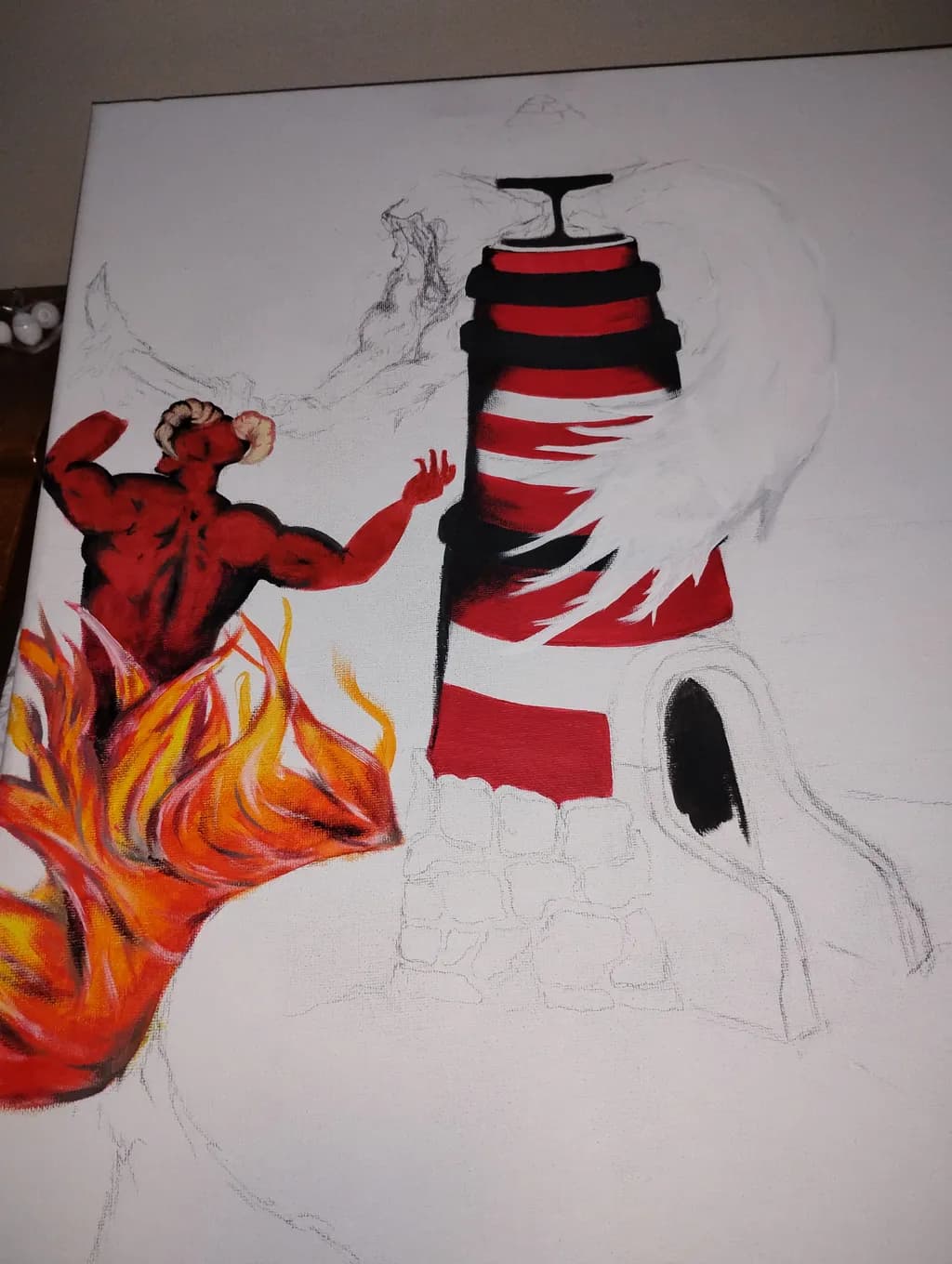 Infernal Flames and Tower