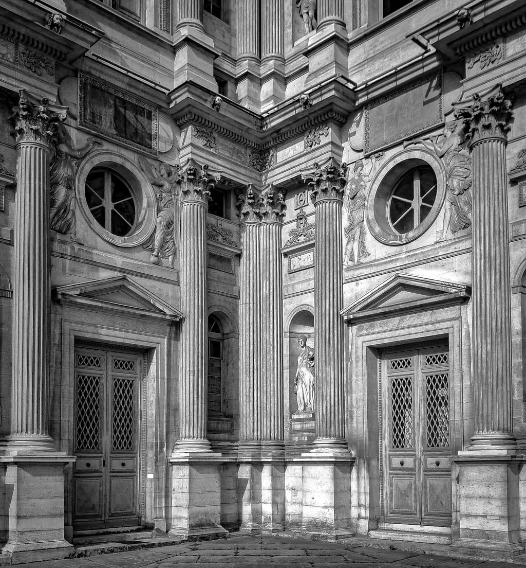 Classical Pillars and Doors