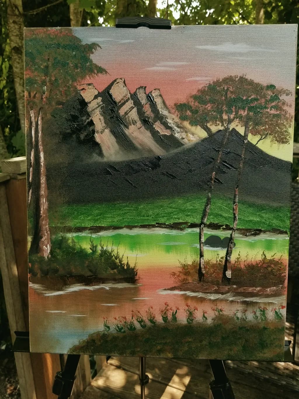 Mountain Lake Reflection