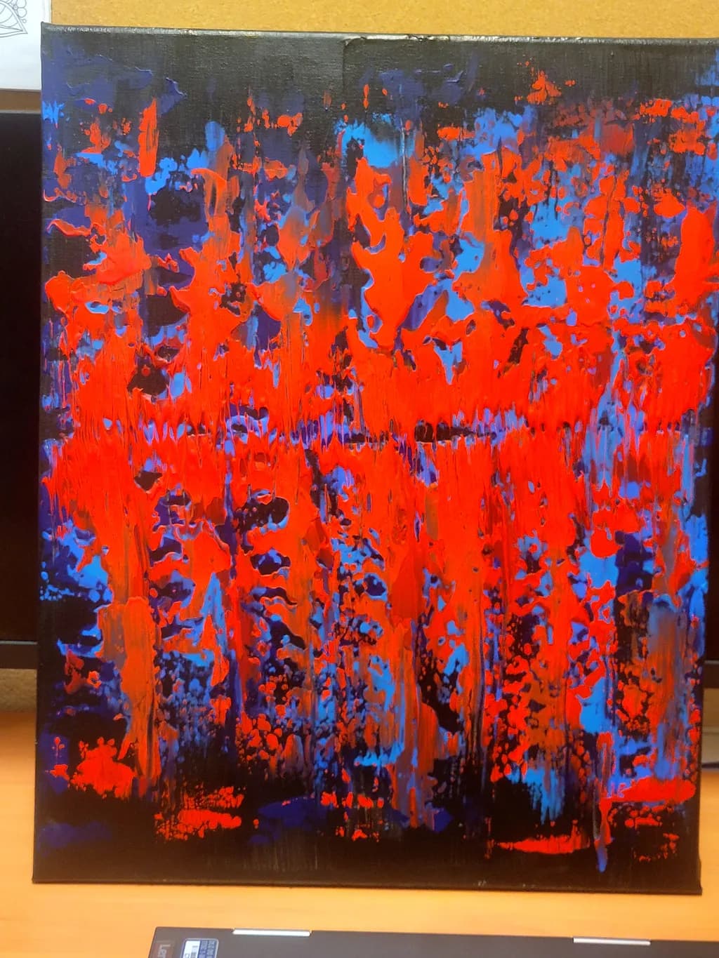 Crimson Forest Abstract