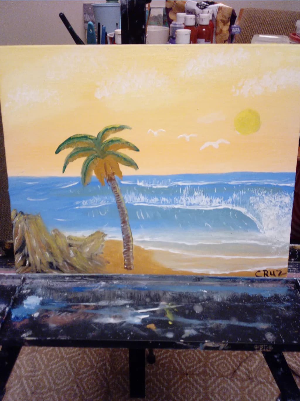 Sunset Beach Palm