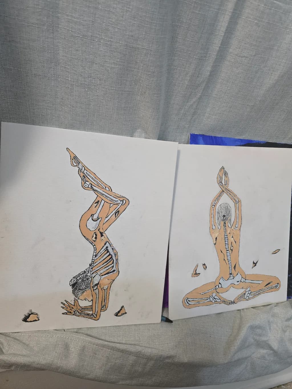Yoga Skeleton Poses