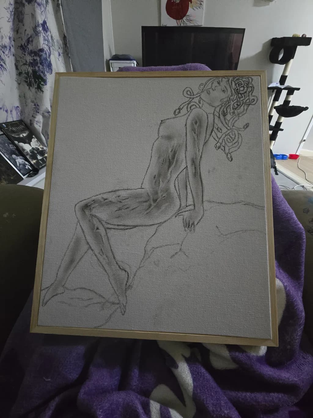 Abstract Nude Figure