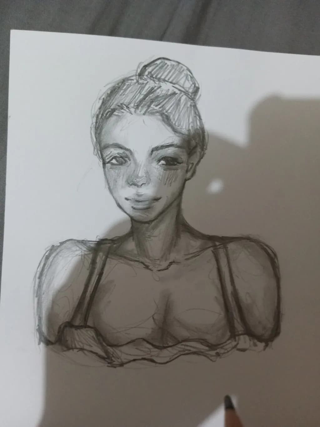 Confident Gaze Bust