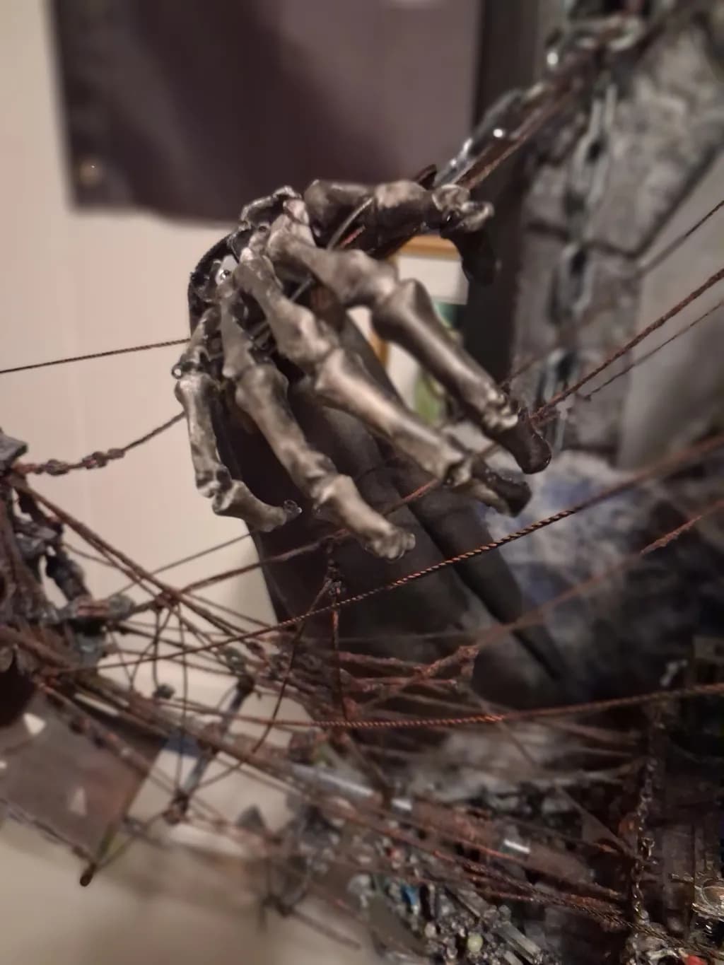 Skeletal Grip Sculpture