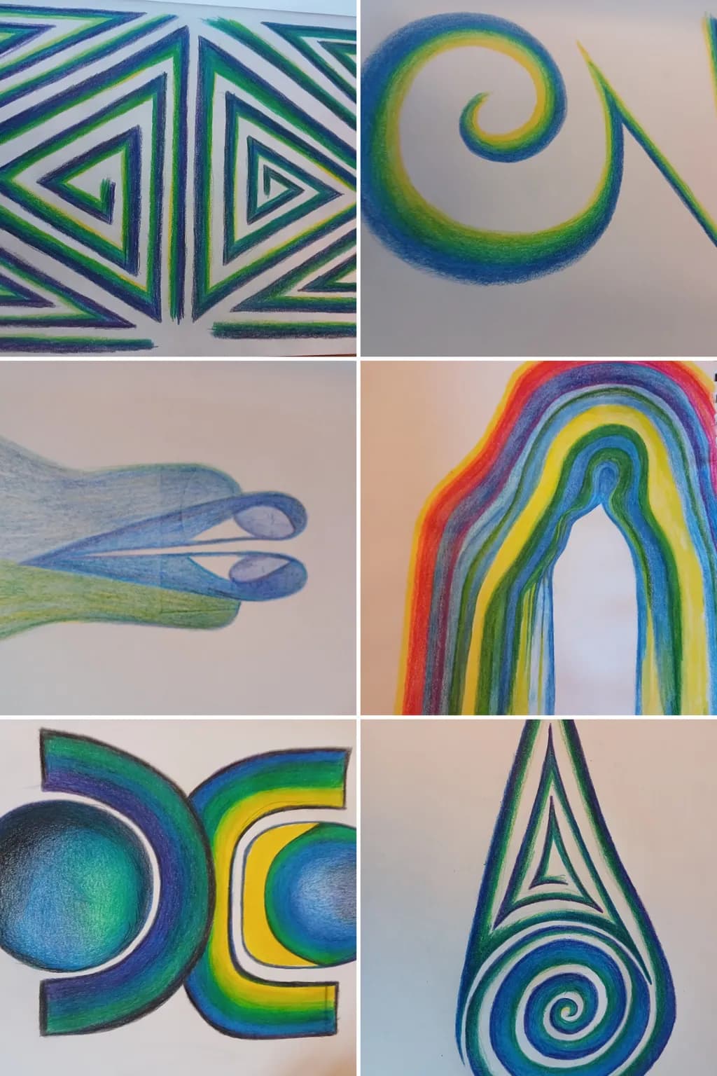 Collage of Abstract Shapes
