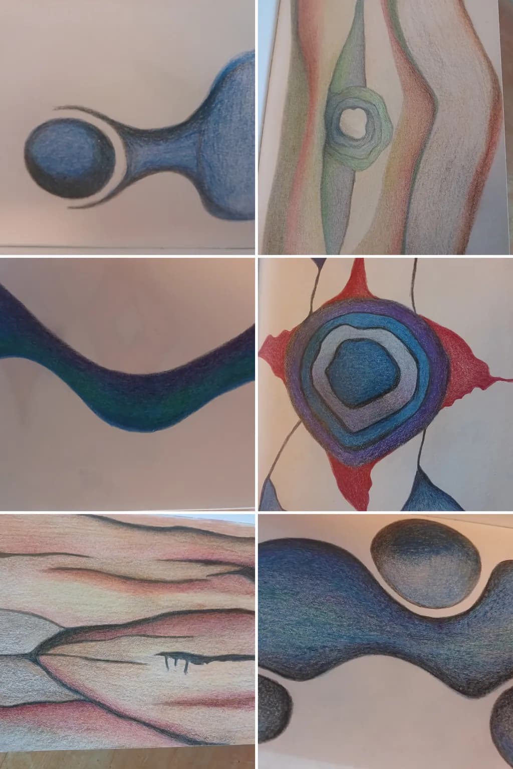 Collage of Organic Shapes