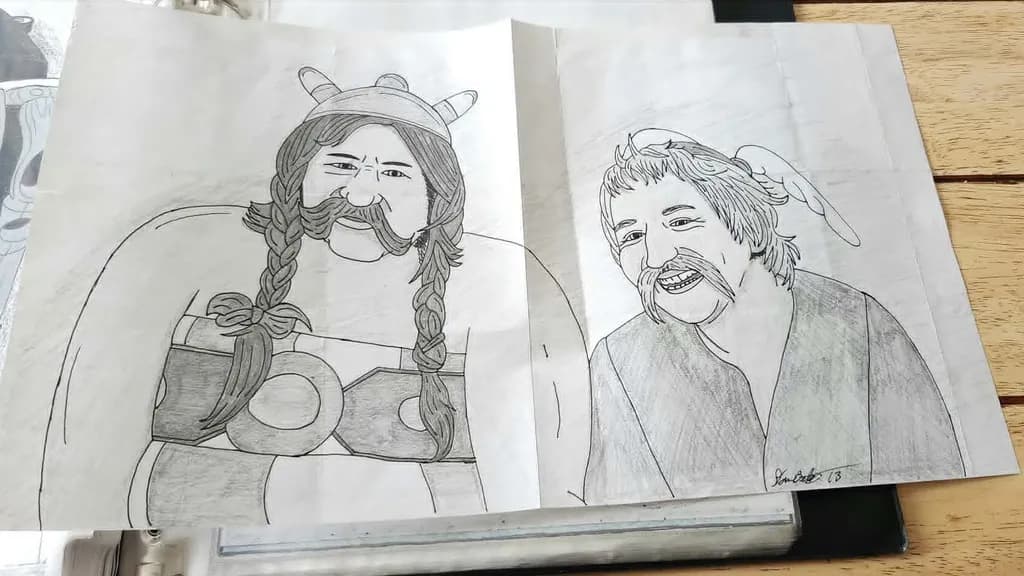 Character Sketch Duo