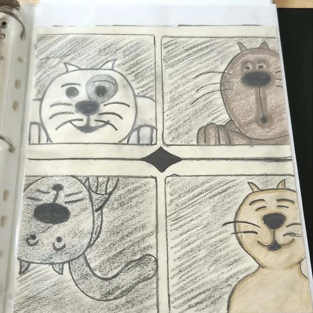 Cat Expressions Quartet