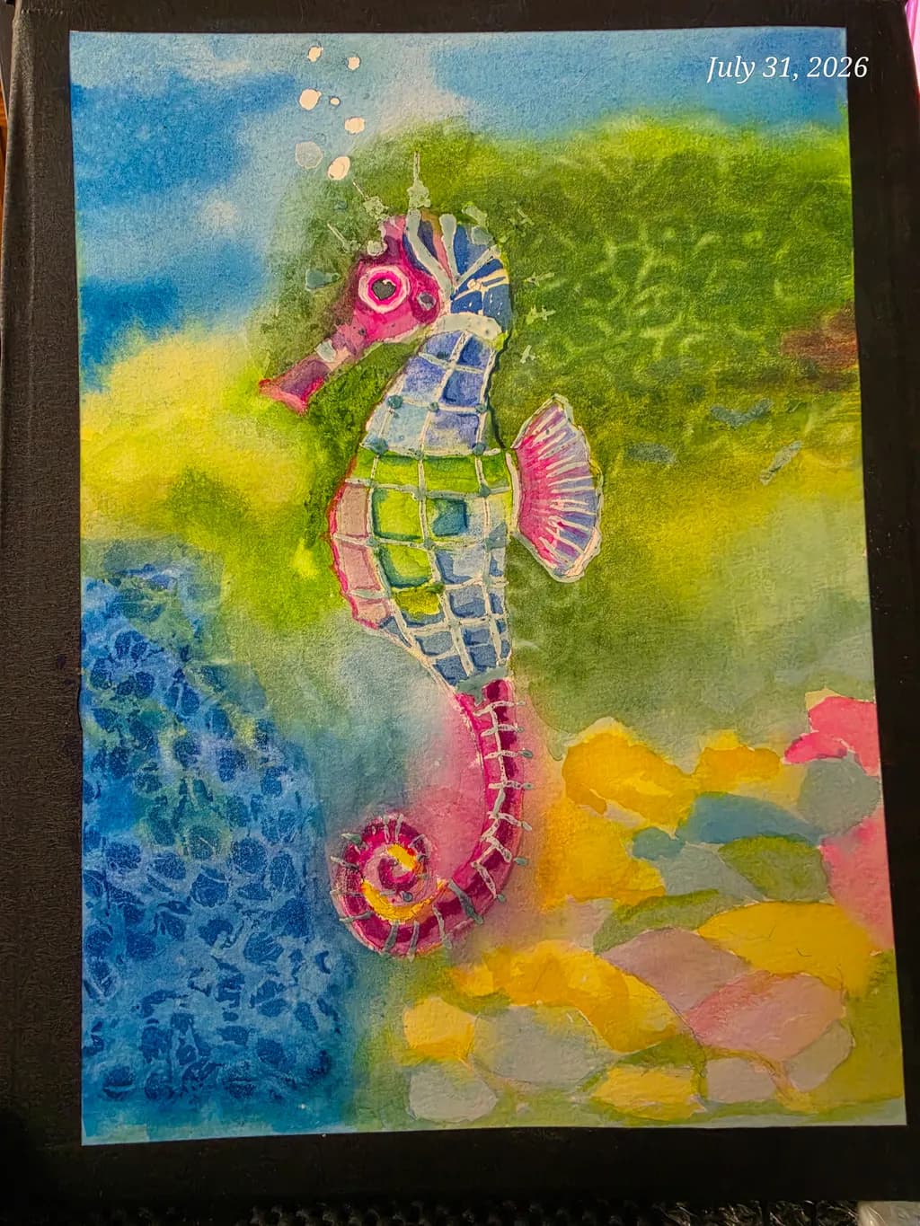 Colorful Seahorse