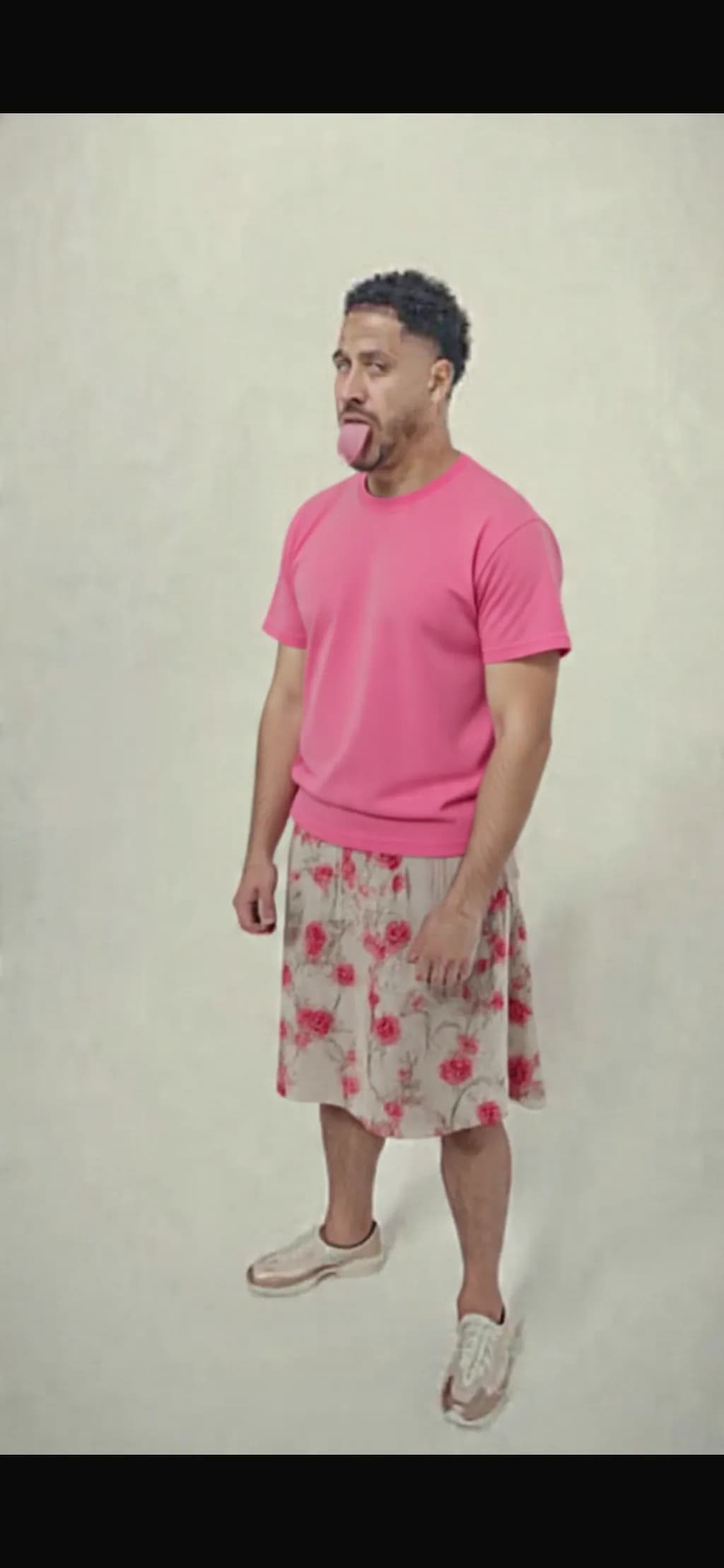 Pink Floral Ensemble