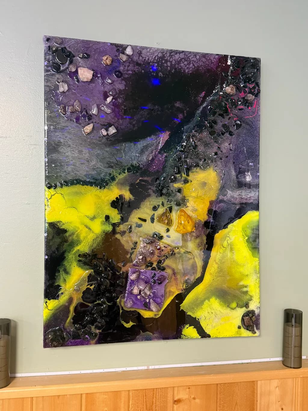 Amethyst and Citrine Abstract