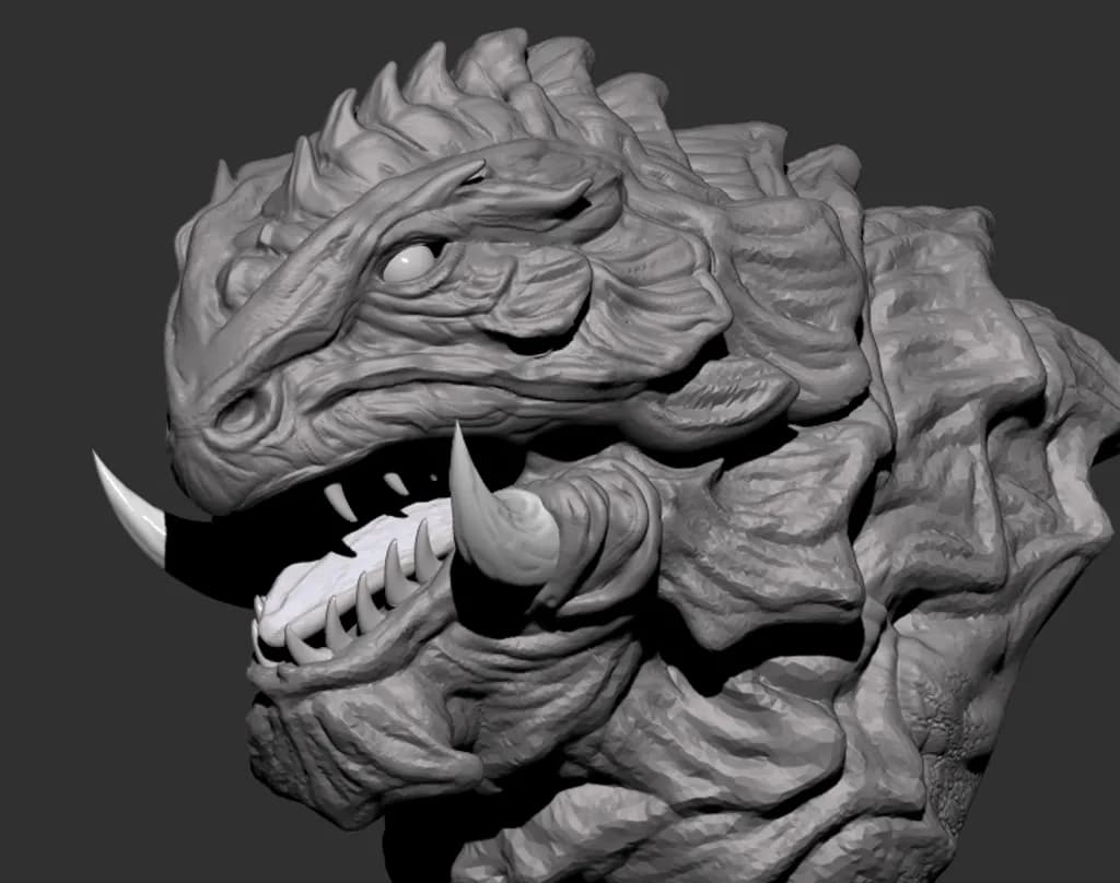 Kaiju Beast Head