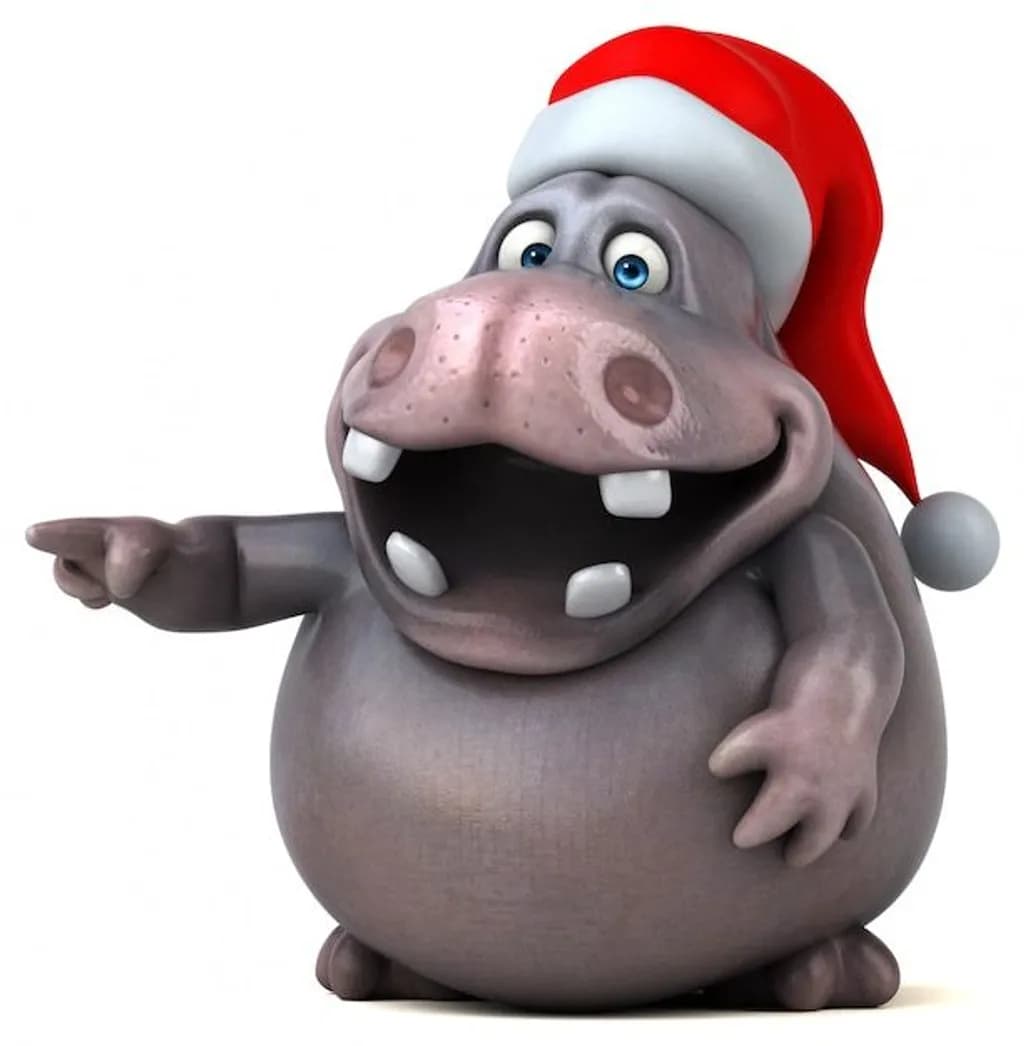 Santa Hippo