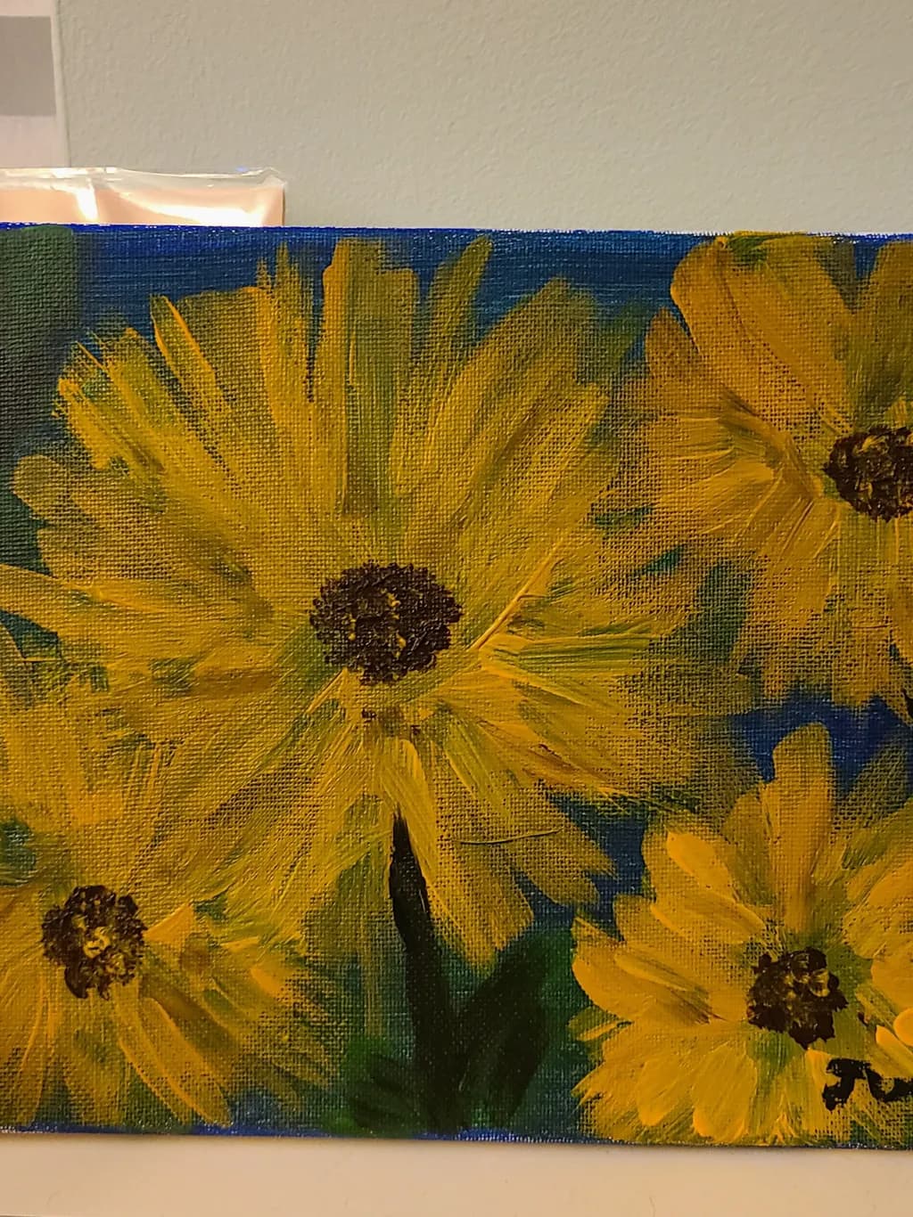 Yellow Flowers Close-Up