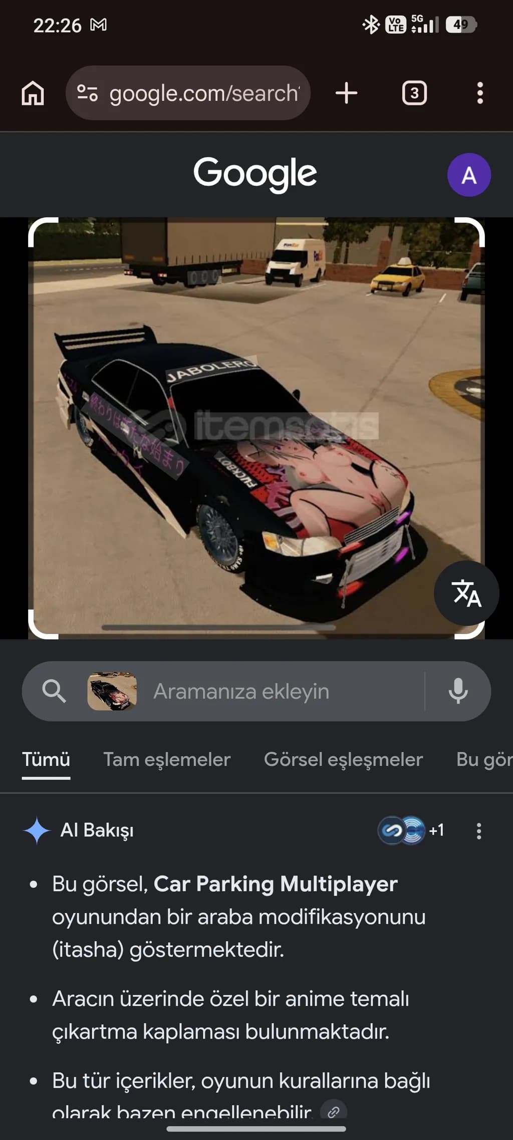 Itasha Racing Car