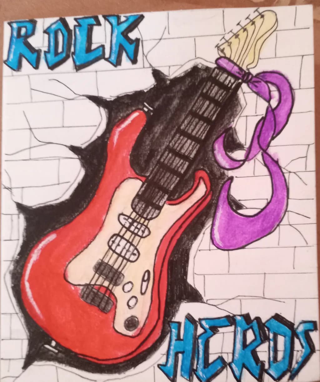 Red Electric Guitar
