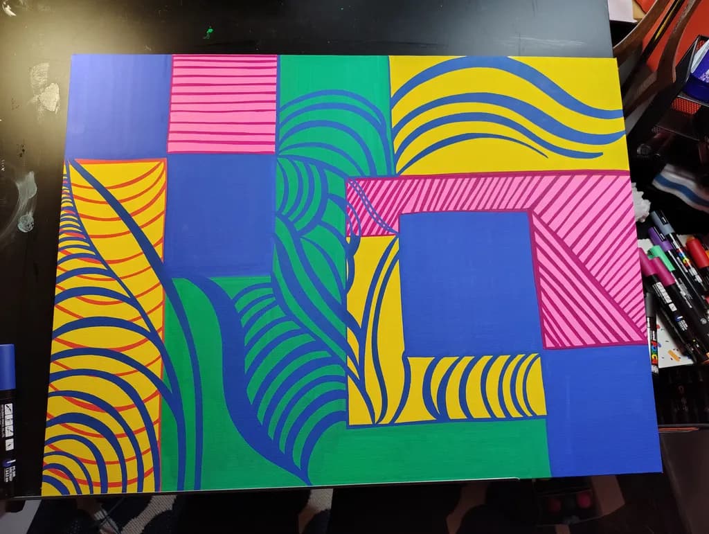 Abstract Color Blocks