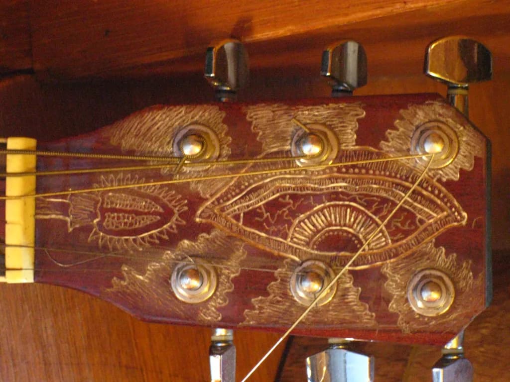 Guitar Headstock Detail