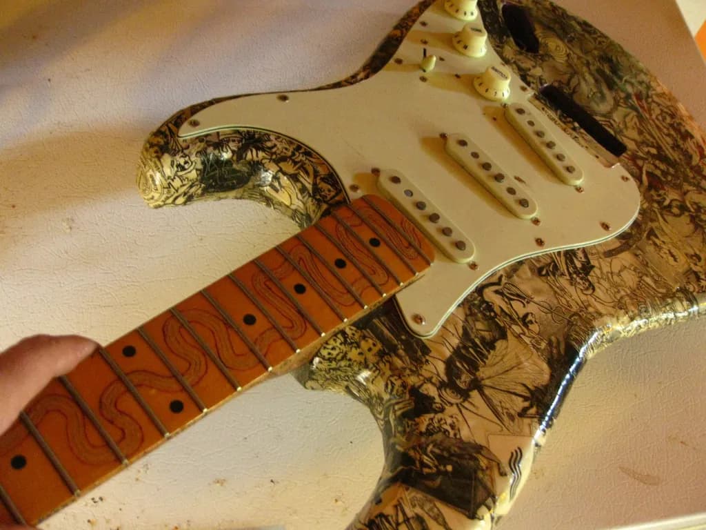 Custom Graphic Guitar