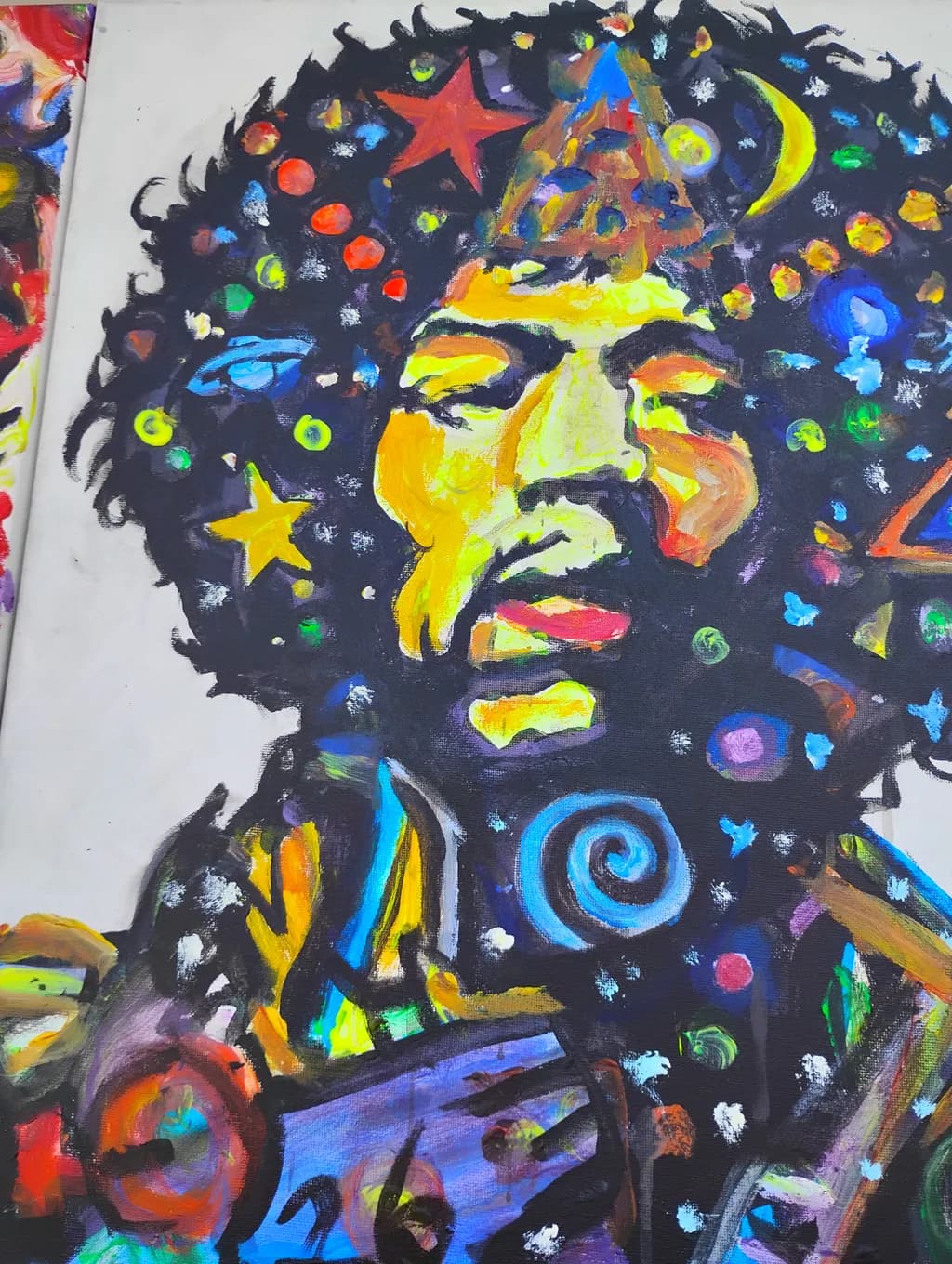 Abstract Portrait with Stars