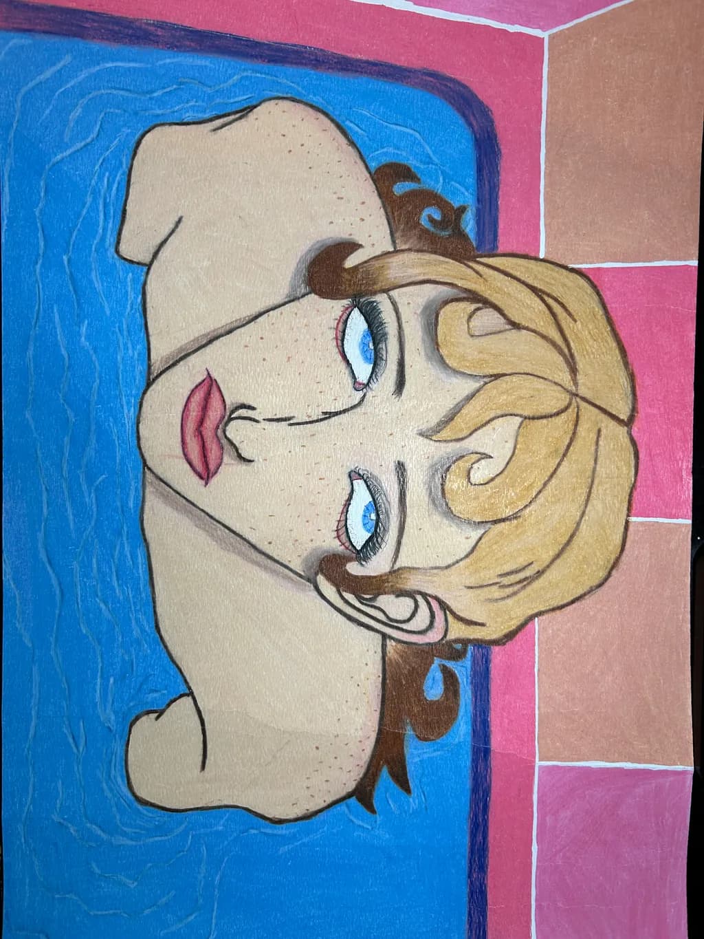 Poolside Reflection