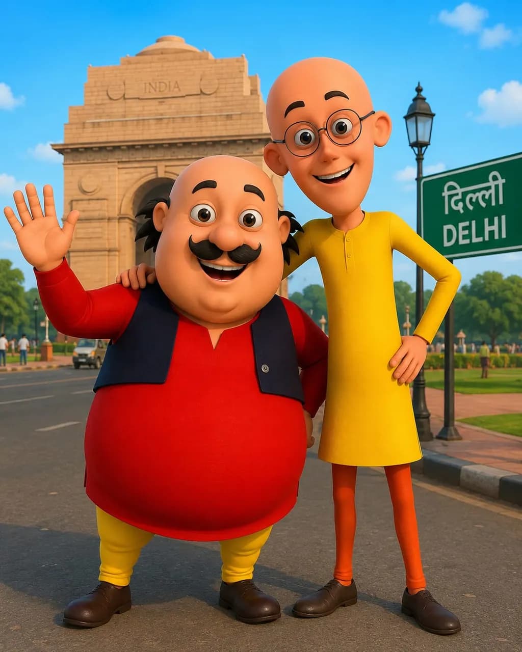 Delhi Duo at India Gate