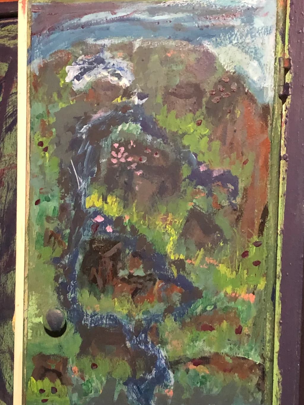Abstract Forest Stream