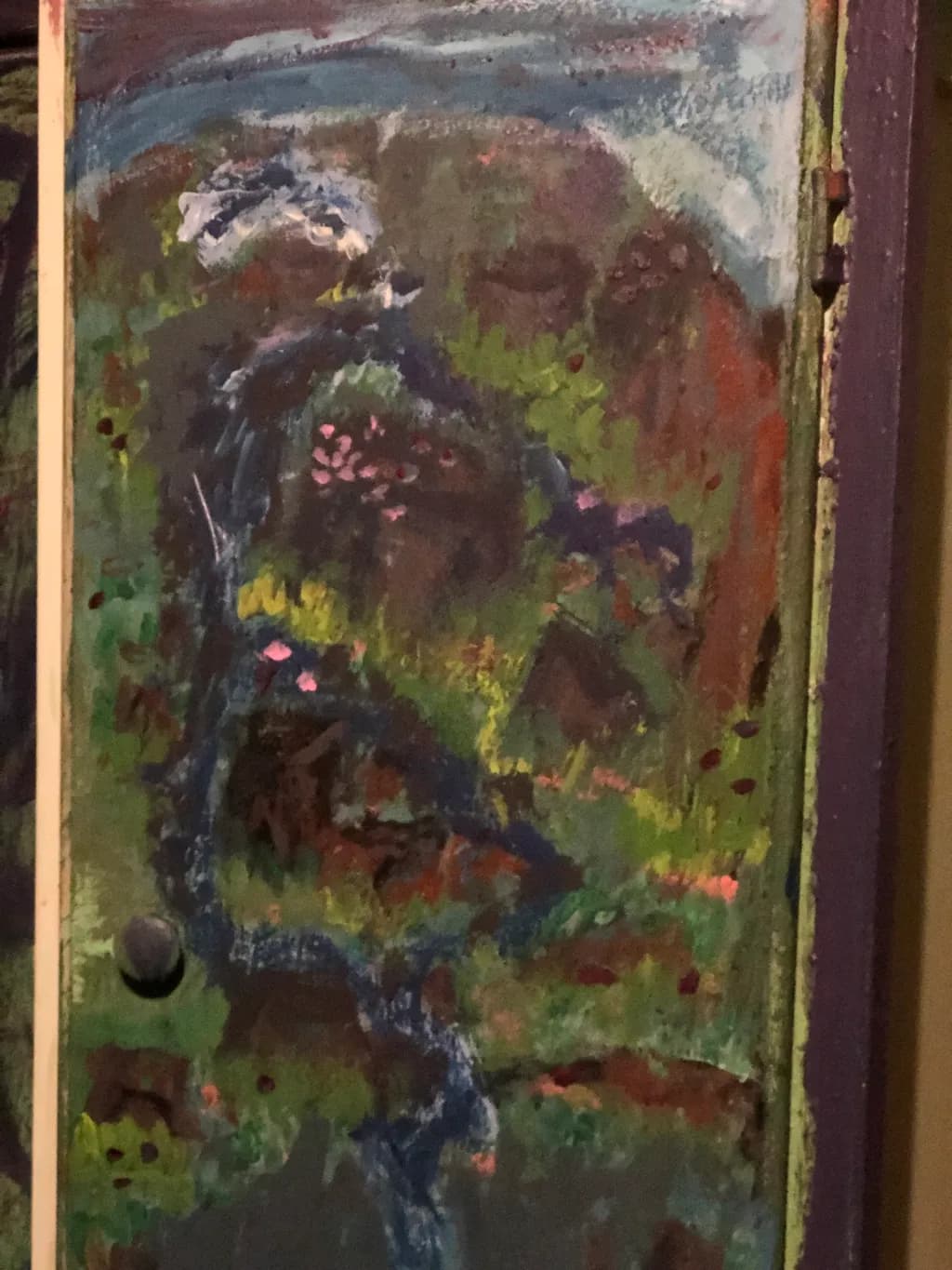 Abstract Forest Stream