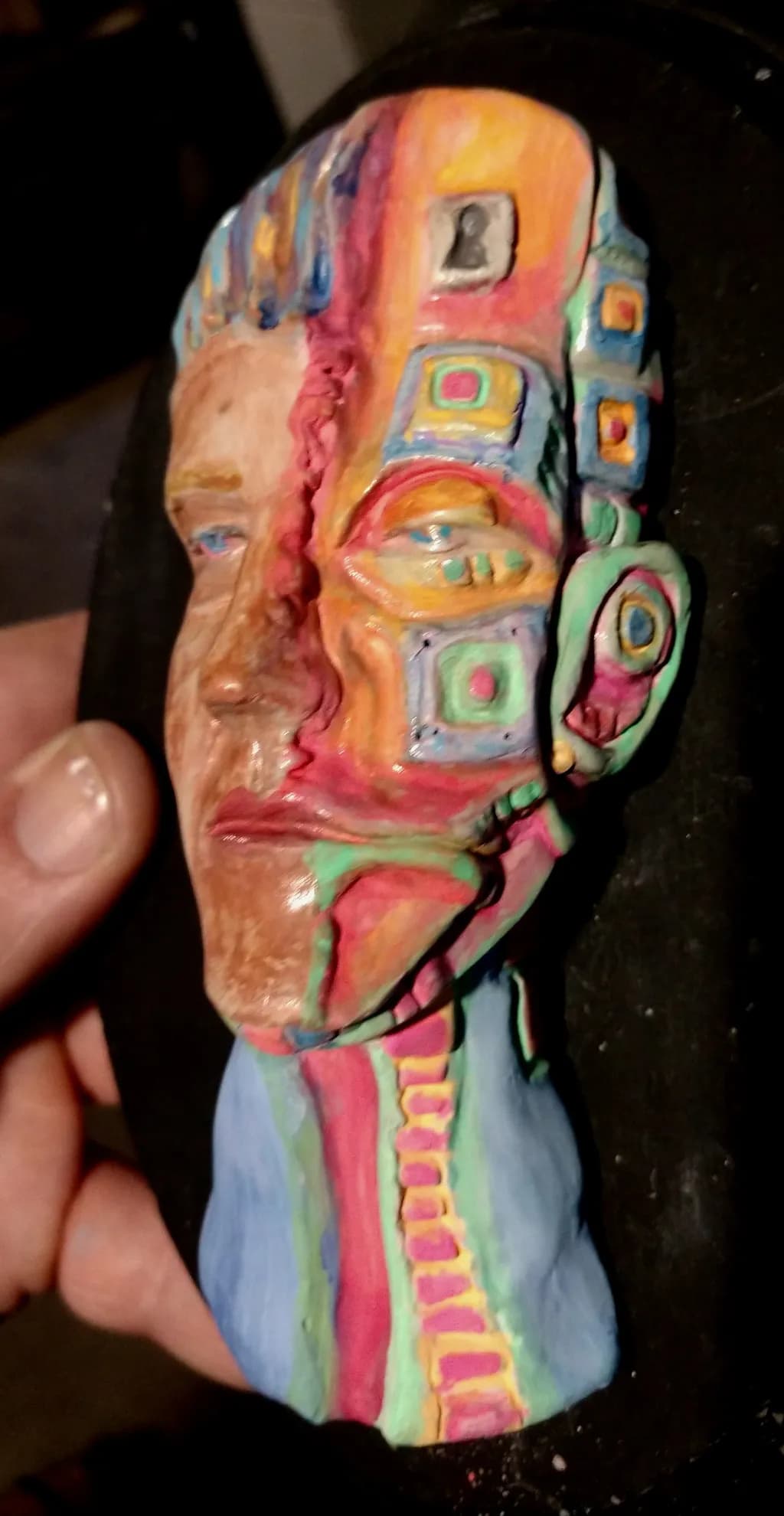 Inbound Face Sculpture