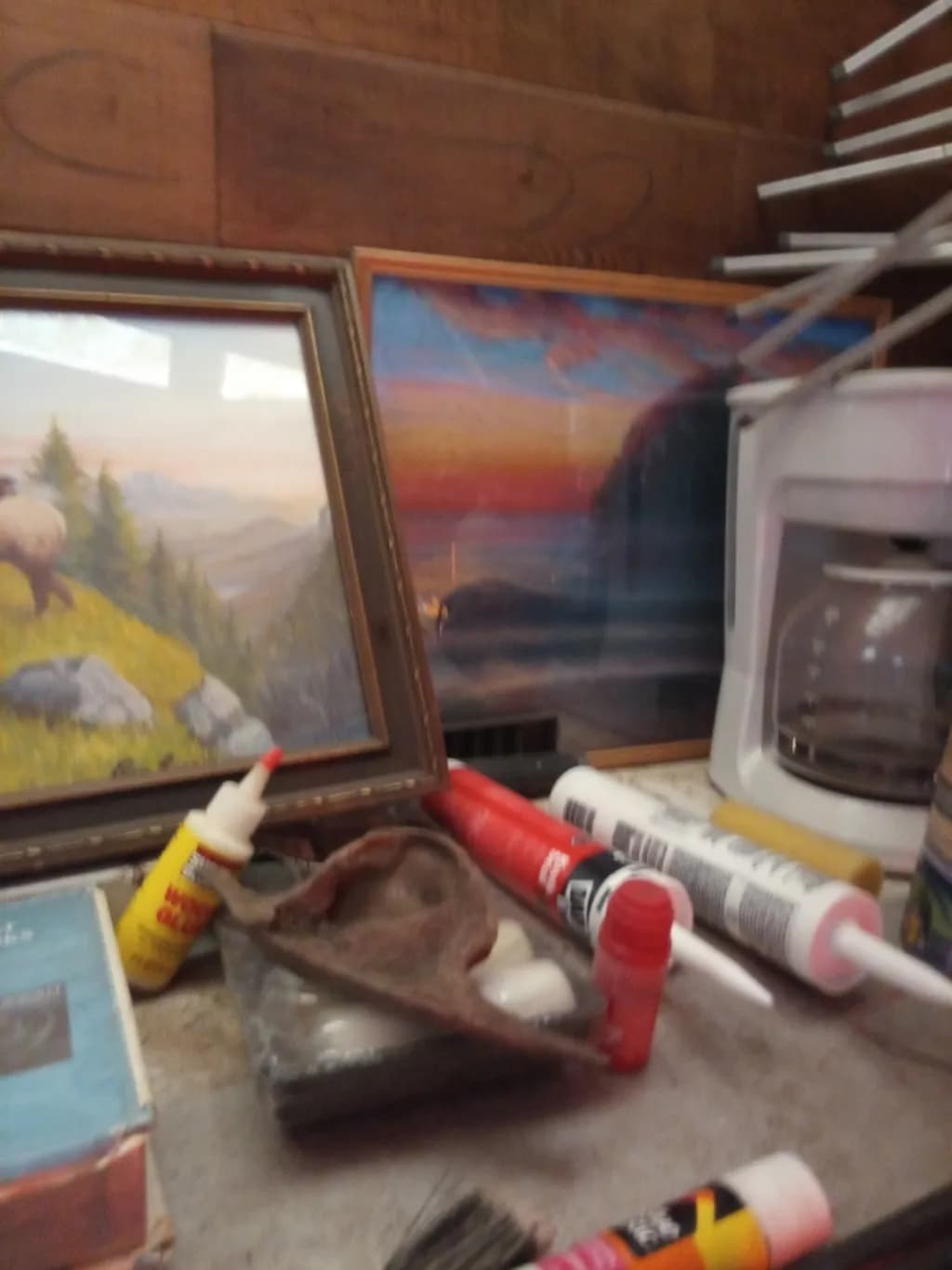 Still Life with Paint Supplies