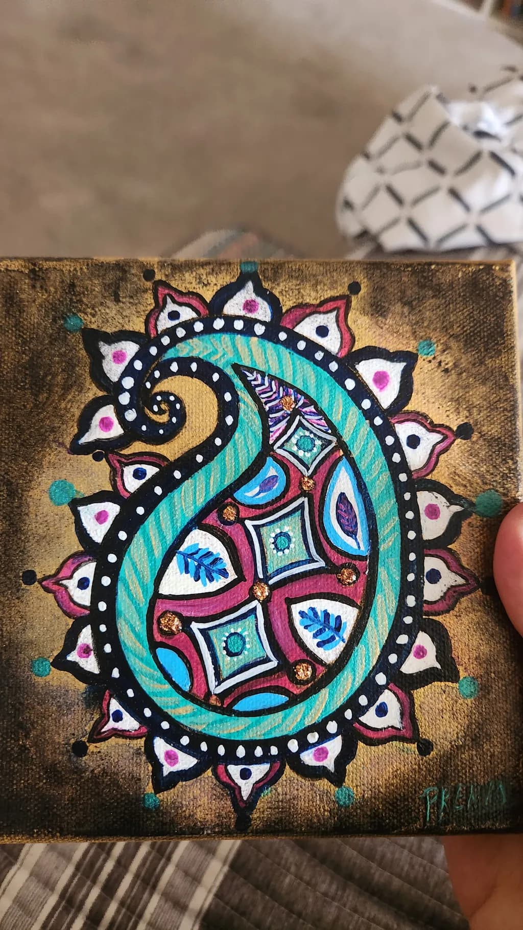 Paisley Mandala Design