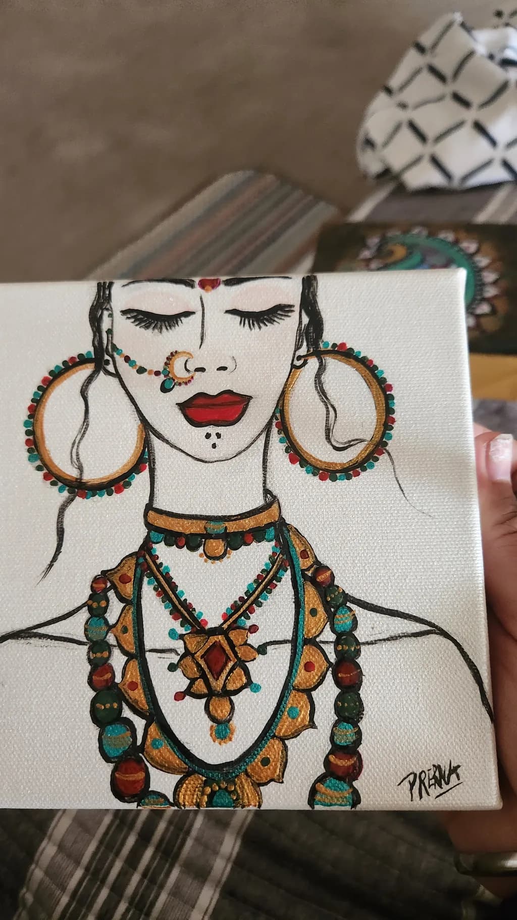 Ornate Jewelry Portrait