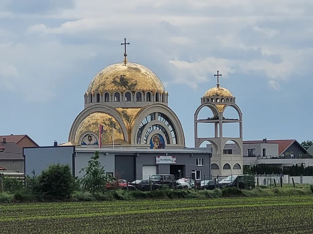 Golden Church Domes