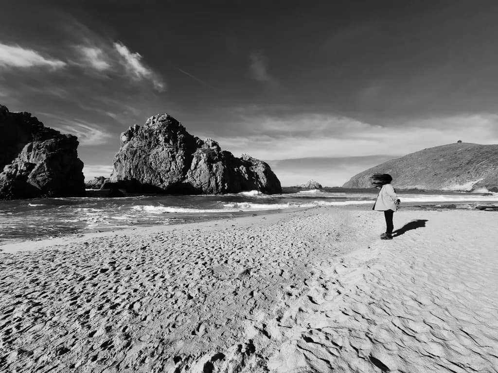 Beachside Rocks and Shoreline