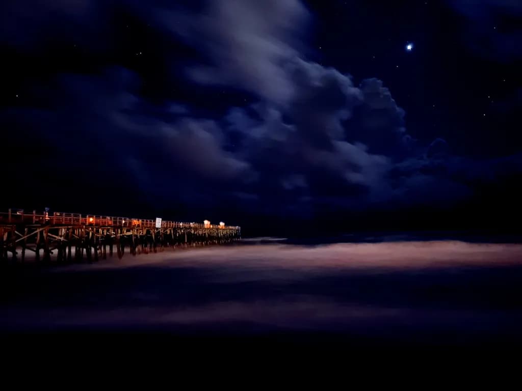 Night Pier Glow