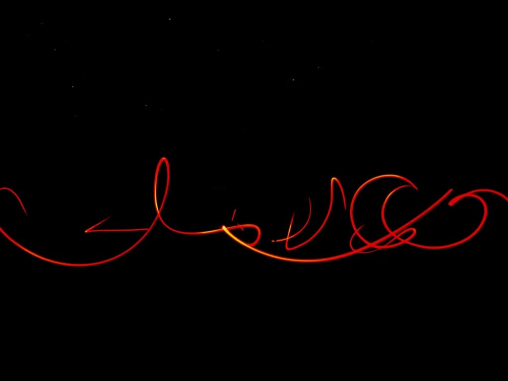 Abstract Light Trails