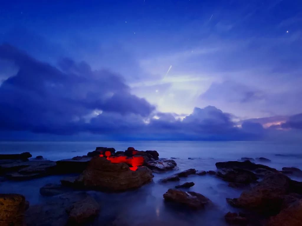 Rocky Coast Twilight