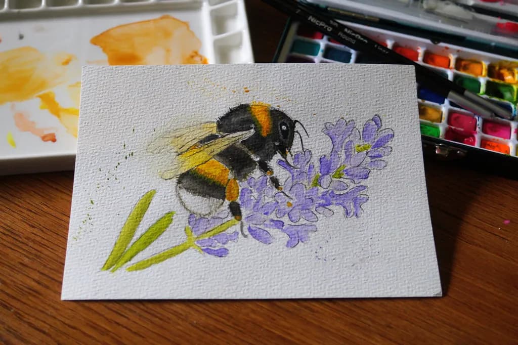 Bee on Lavender