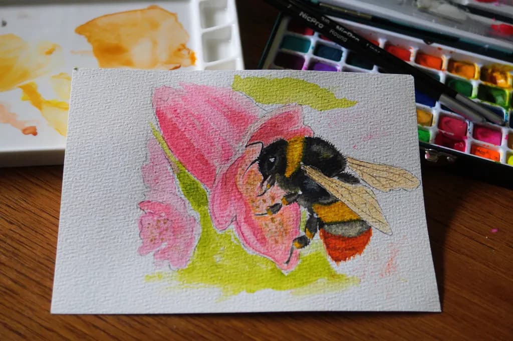 Bumblebee on Flower