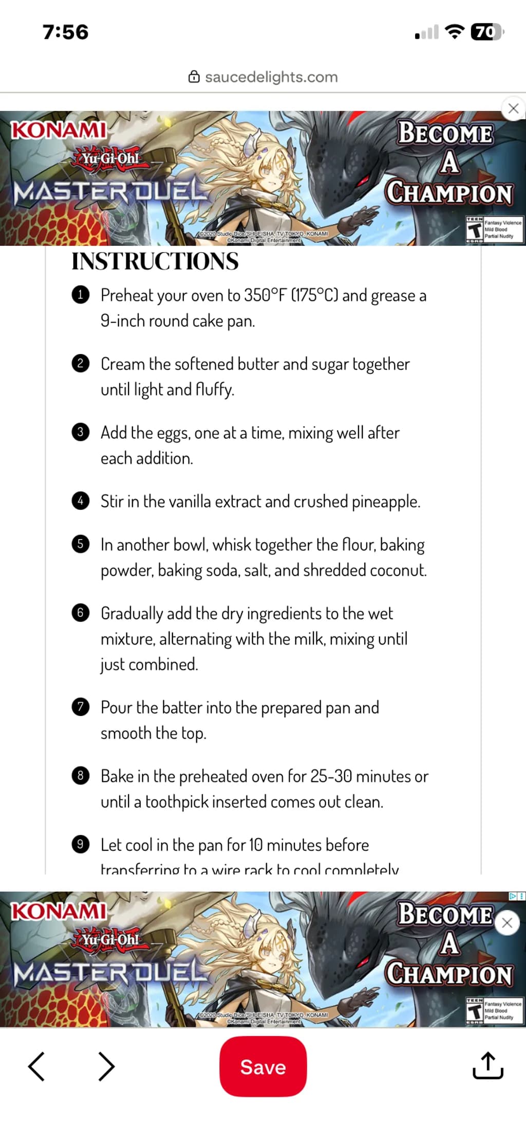 Pineapple Coconut Cake Recipe