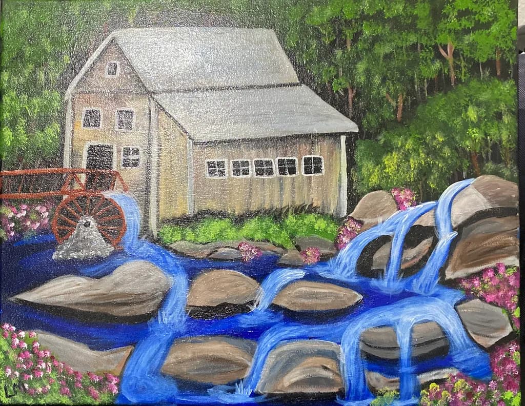 Watermill Stream Cascade