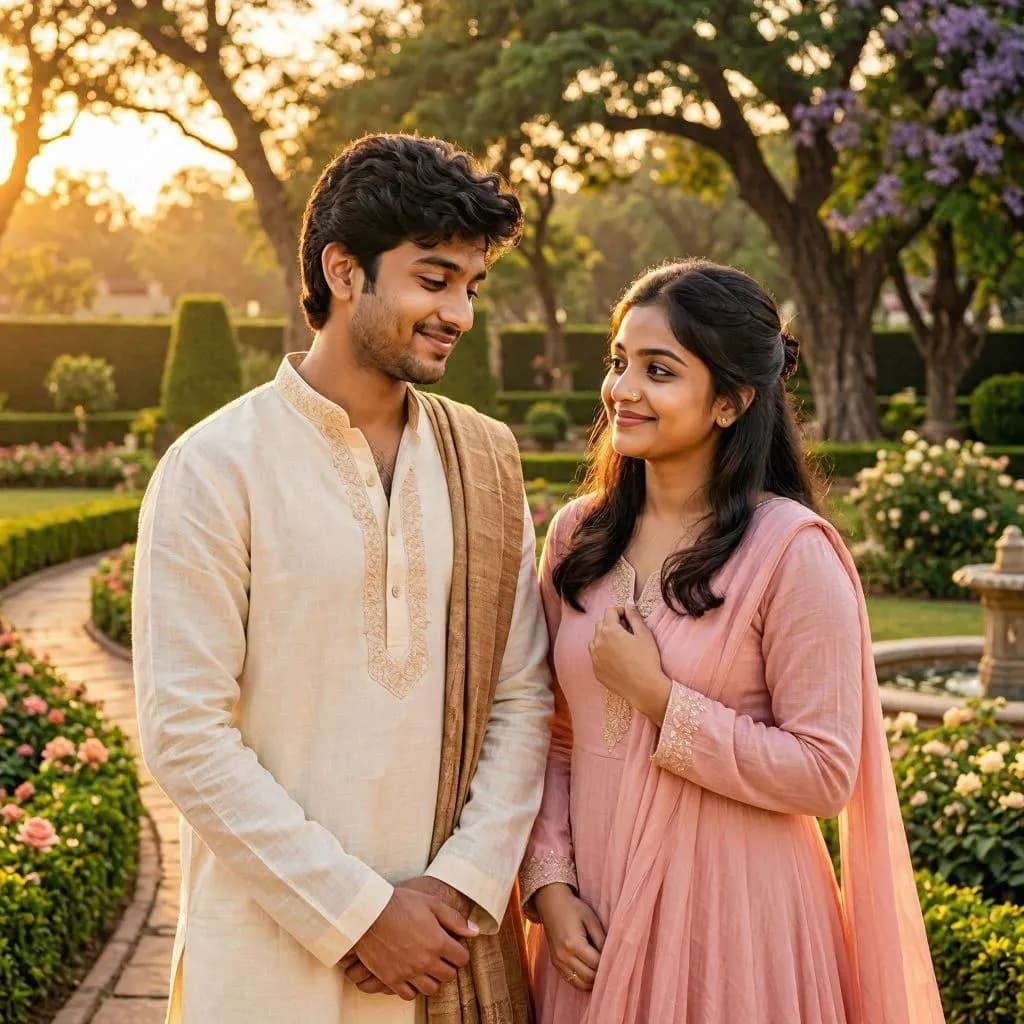 Garden Couple Moments