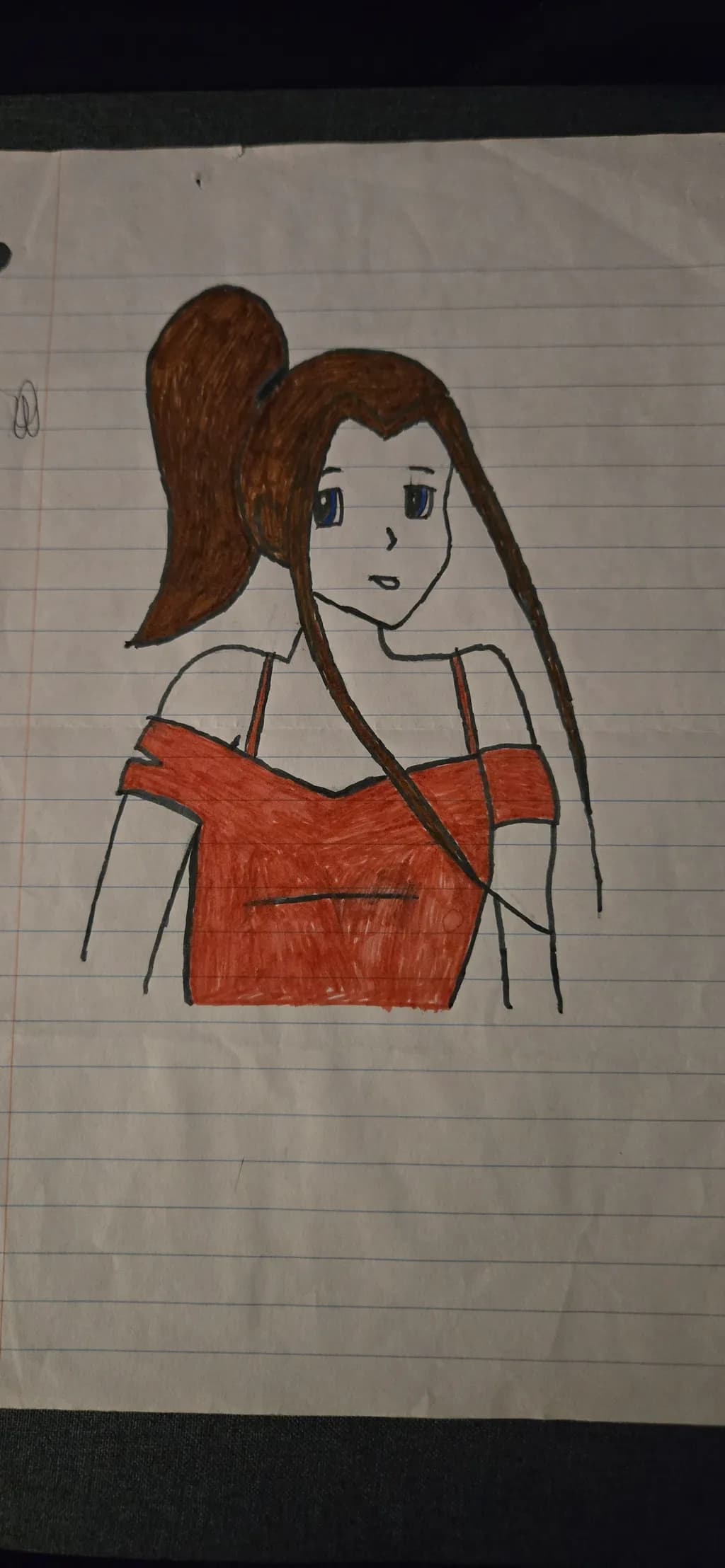 Red Top Portrait