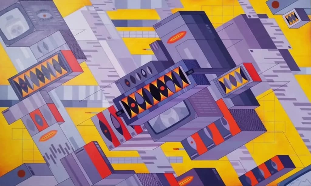 Geometric Cityscape
