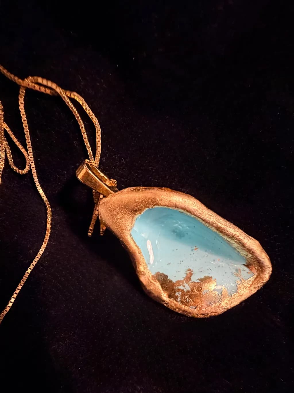 Aqua Shiny Shell 24K